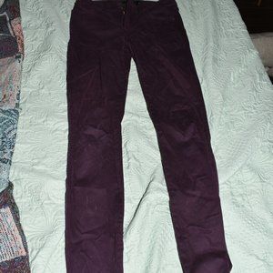 Lucky Brand Purple Suede-like jeans size 2/26